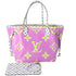 Louis Vuitton Giant Monogram Neverfull MM Tote Pink Lilac